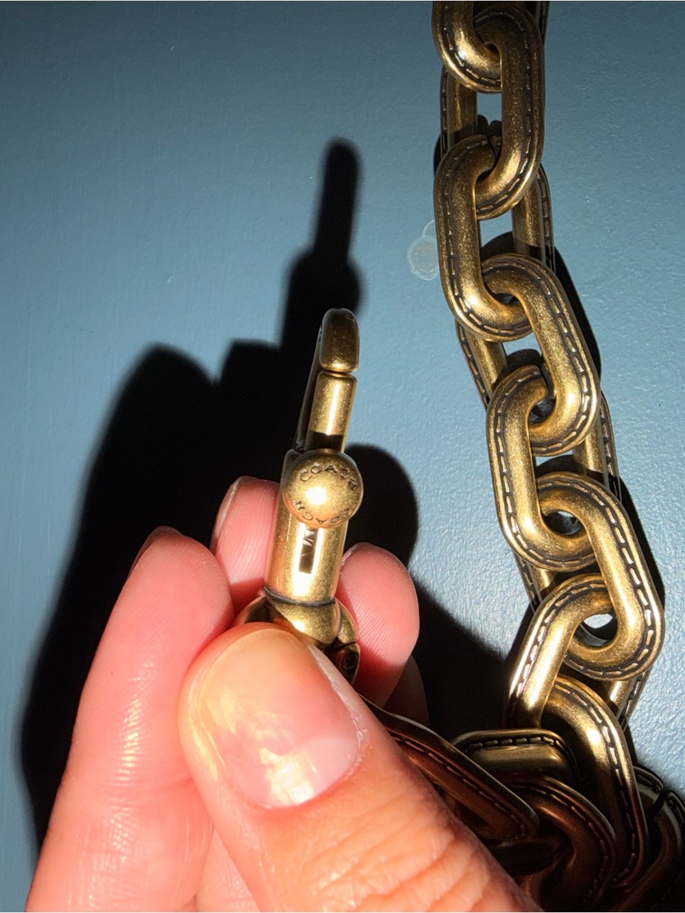Coach Gold Chain - Picture 2 of 2
